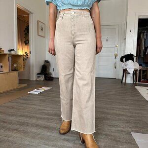 Zara Tan Trousers | XS-S